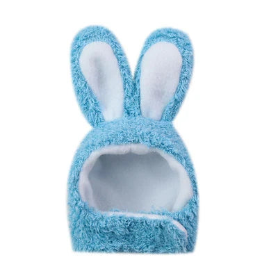 Funny Hat For Dogs Cat Accessories Pet Bunny Headgear Lovely Warm Rabbit Hat With Ears For Dogs Cats Costume Birthday Decorate